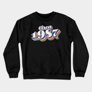 1987 Birthday! Crewneck Sweatshirt